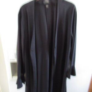 Emme long black duster 0 1x poly